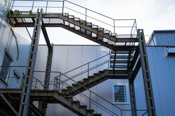 spare metal fire escape