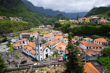 Fototapeta na wymiar Landscape near Sao Vicente, Madeira, Portugal