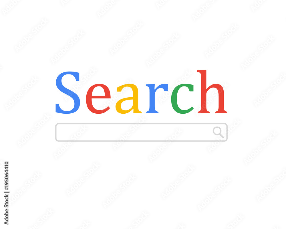Poster searching concept. modern technologies. vector illustration flat design. isolated on white backgroun