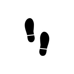Shoes vector icon. Simple flat symbol on white background