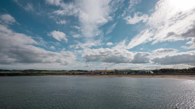 Timelapse of a North Sea beach in St Andrews