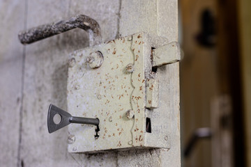 Keys to the front door of the house. Various accessories needed to protect your home from theft.