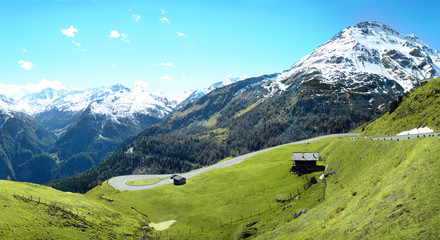Alps mountains panorama