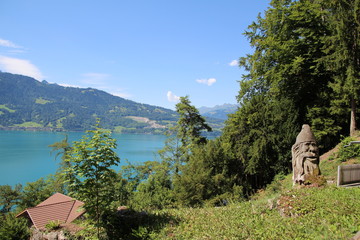 St. Beatus Caves on Lake Thun (Switzerland) 
