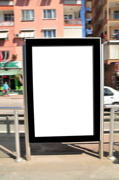 Blank billboard ready for use