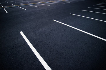 Acres of empty parking spaces - obrazy, fototapety, plakaty