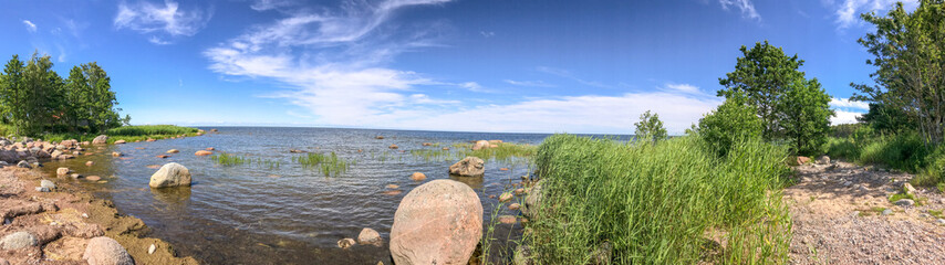 Panoramic view of Altja coastline, Estonia
