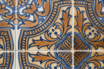 Fototapeta na wymiar Old Portuguese tiles