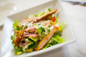 Dietic Caesar salad