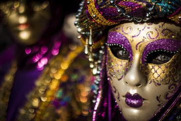 Violet Venice Mask