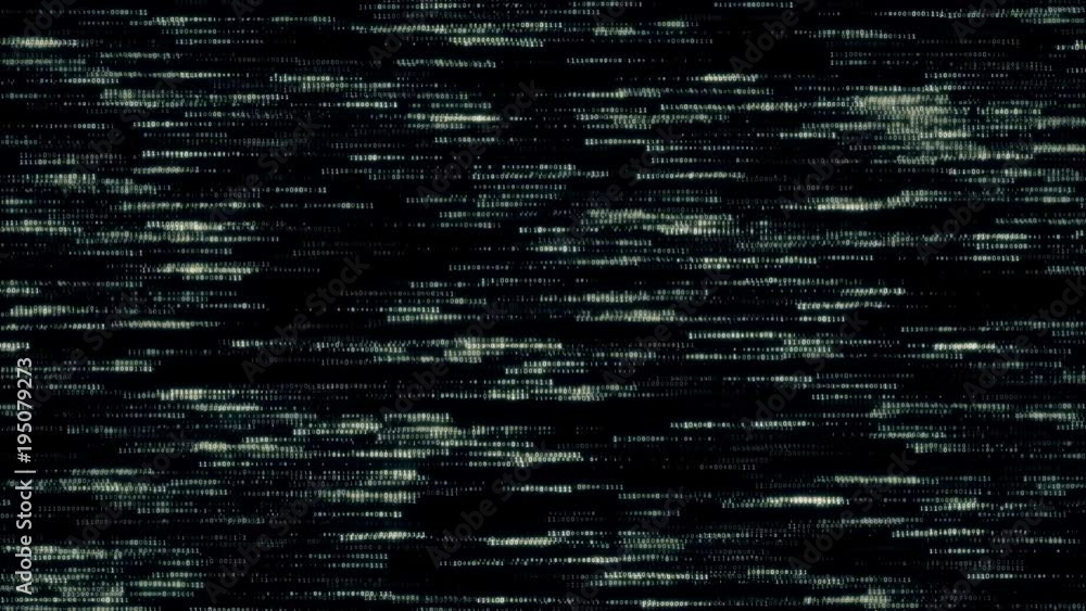 Poster abstract background of binary code