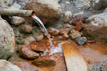 source of mineral water narzan North Caucasus Elbrus