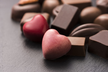 ハート型のチョコレート
