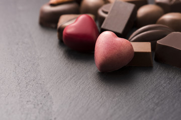 ハート型のチョコレート