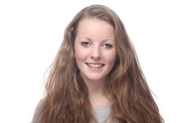 Naklejka premium Caucasian young woman