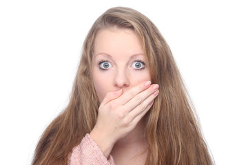 Fototapeta premium Caucasian young woman