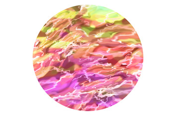 綺麗な丸の抽象画