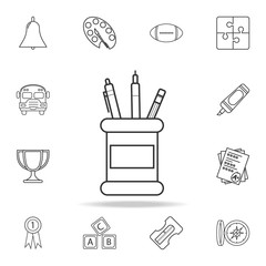 geometry grunge icon. Detailed set of education outline icons. Premium quality graphic design. One of the collection icons for websites, web design, mobile app