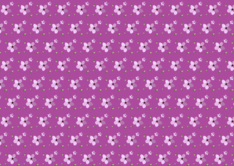 Cherry Blossoms pattern background illustration