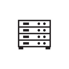 Representing database server icon Vector illustration , EPS10