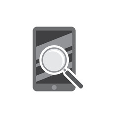 Search Mobile Logo Icon Design