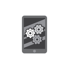 Gear Mobile Logo Icon Design