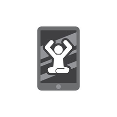 Yoga Mobile Logo Icon Design