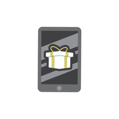 Gift Mobile Logo Icon Design