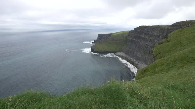 Atlantic Ocean and the Cliffs of Moher
