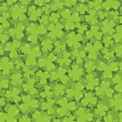 Clover Leaf Seamless Pattern
