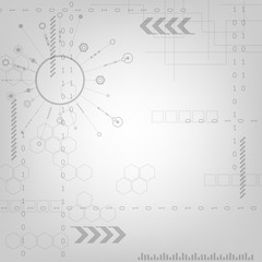 Vector abstract background technology concept.