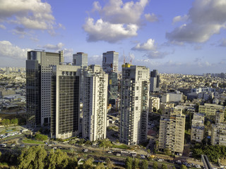Obraz premium Tel Aviv Cityscape HaYarkon Park