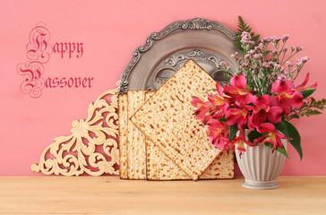 Pesah celebration concept (jewish Passover holiday).
