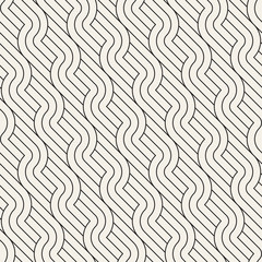 Vector seamless pattern. Modern stylish abstract texture. Repeating geometric tiles..