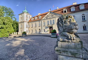 Barokowy pałac w Nieborowie - francuski ogród - Nieborów © sanzios