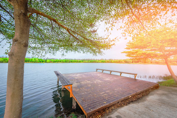 Nonghan lake at Sakonnakhon province,Thailand.