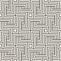 Vector seamless pattern. Modern stylish abstract texture. Repeating geometric..