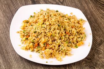 Fried rice with prawn