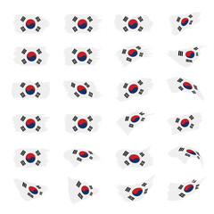 South Korean flag, vector illustration