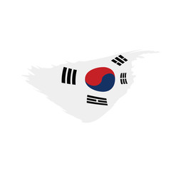 South Korean flag, vector illustration