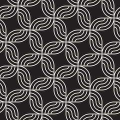 Vector seamless pattern. Modern stylish abstract texture. Repeating geometric
