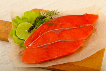 Salted salmon