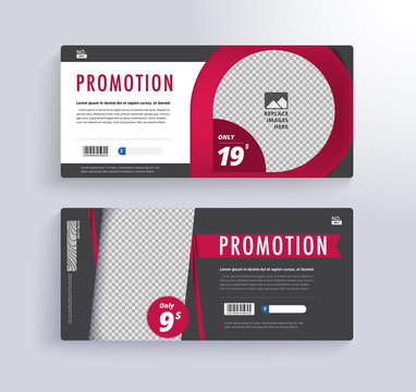 PROMOTION Template. Blank space for images.