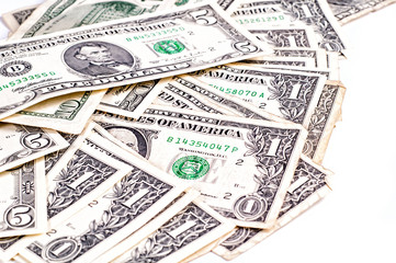 Dollar, Geld und Banknote