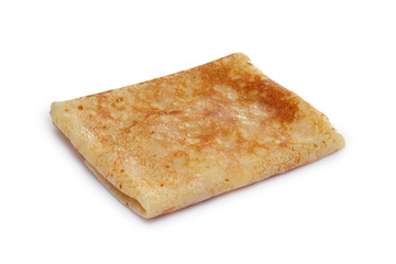 Layout for menu. Pancake stuffed with ham