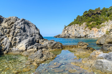 Obraz premium Talamone coast, Grosseto province, Tuscany, Italy