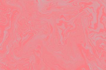 Fototapeta premium Suminagashi marble texture hand painted with red ink. Digital paper 1625 performed in traditional japanese suminagashi floating ink technique. Actual liquid abstract background.