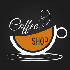 Coffee abstract design concept vector eps 10