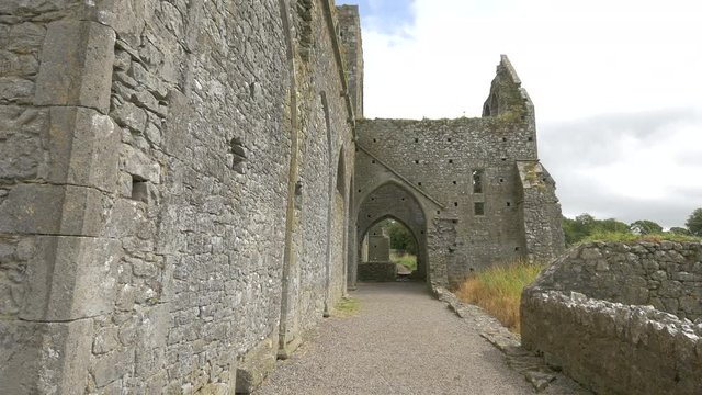 The Rock of Cashel's ruins