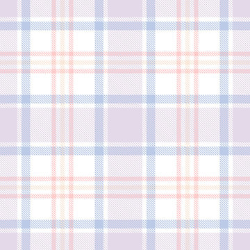 Seamless tartan plaid pattern. Checkered fabric texture background.